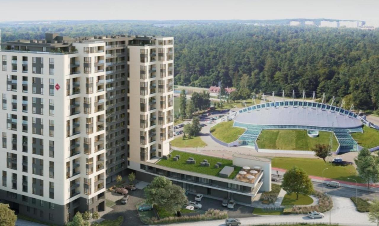 Apartamenty Bruno I Bianca W Symphony Modern Tower Gdynia 2 I 3 Pietro 外观 照片